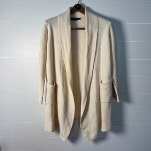POLO RALPH LAUREN OPEN FRONT CARDIGAN - WOOL/CASHMERE BLEND Sz Large